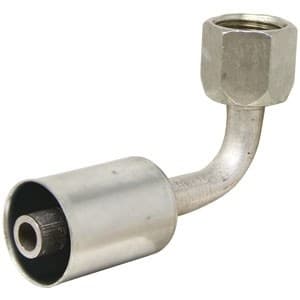 461-3318 - 90° Female Flare Steel Beadlock Fitting