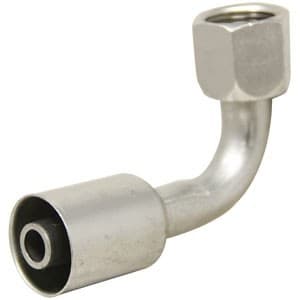 461-3319 - 90° Female Flare Steel Beadlock Fitting