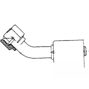 461-3328 - 45° Female O-Ring Steel Beadlock Fitting