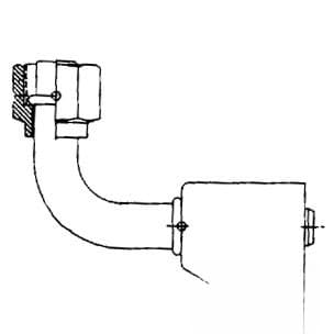 461-3332 - 90° Female O-Ring Steel Beadlock Fitting