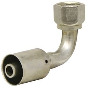 461-3333 - 90° Female O-Ring Steel Beadlock Fitting