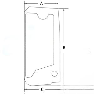 4651657 - Glass, Upper Door