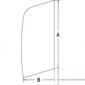 4651659 - Glass, Upper Door Front