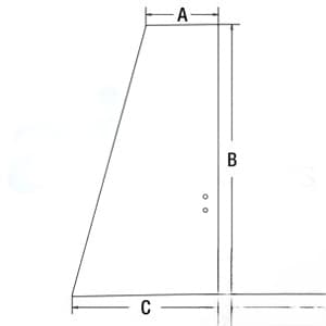 4651660 - Glass, Upper Door Rear