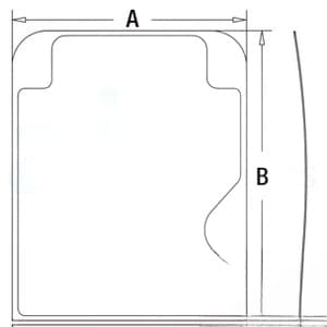 4664382 - Glass, Upper Windshield