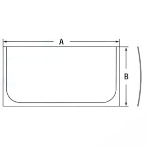 4664383 - Glass, Lower Windshield