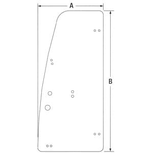 4684428 - Glass, Cab Door
