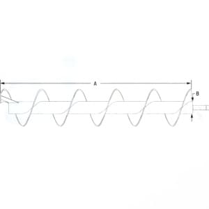 47395186 - Ext Wear Unloading; High Capacity Extension Auger