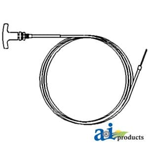 47V1535 - Cable, T Handle Pull (82") - Thumbnail 3