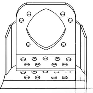 49B71R - Rear Drawbar Hanger