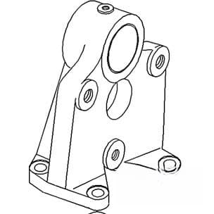 506913M91 - Front Axle Pivot Support