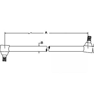 507436M91 - Tie Rod (RH)