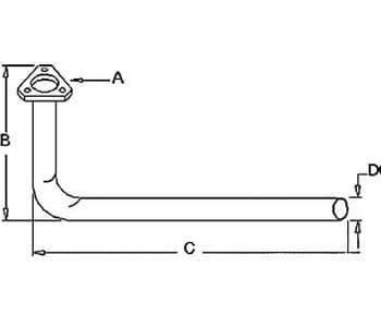 507518M92 - Exhaust Pipe