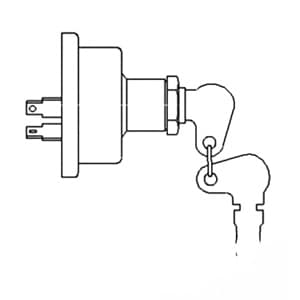504809M1 - Starter - 2 Prong Switch