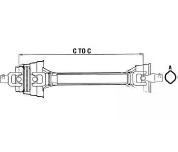 510504001 - 540 RPM Complete 80° CV Driveline - Thumbnail 2
