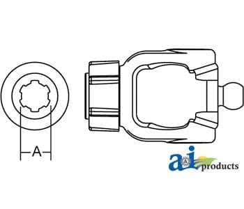 510505806 - 2480 Series Tractor Yoke