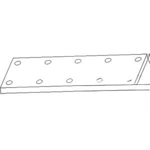51500PL - Plate, Fender Mounting