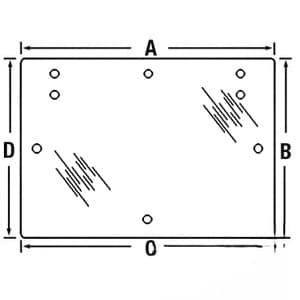 5154756 - Glass, Rear, Upper; Tinted