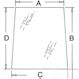 5182188 - Glass, Side (RH); Tinted