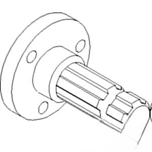 5185602 - Shaft, PTO (540 RPM)