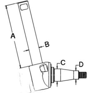 514572M92 - Spindle (RH/LH)