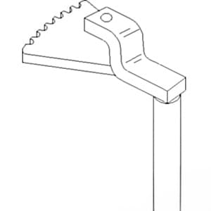 51507D - Brake Pedal (RH) Shaft
