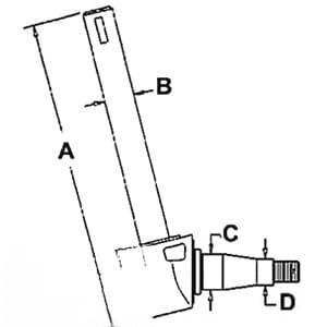 519391M91 - Spindle (LH)
