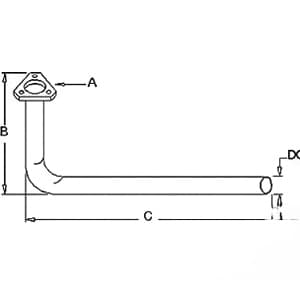 522584M92 - Exhaust Pipe