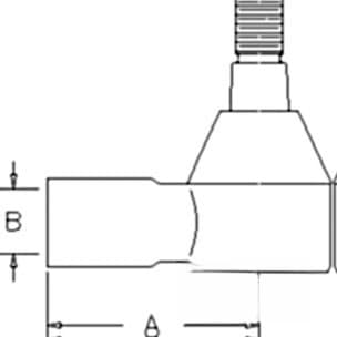 5233807 - Tie Rod End - Power Steering Cylinder