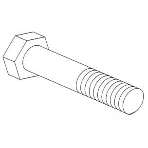 523387M1 - Bolt w/ Shoulder, Axle Lock
