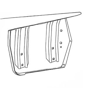 526912M91 - Fender w/ Headlight Bracket (LH)