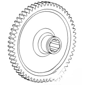 528677R1 - Gear, IPTO Driven
