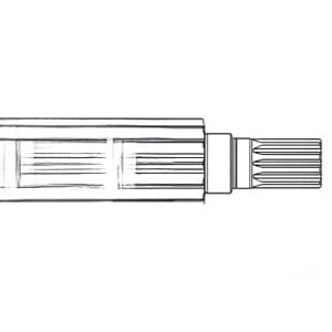 528709R2 - Bull Pinion Shaft
