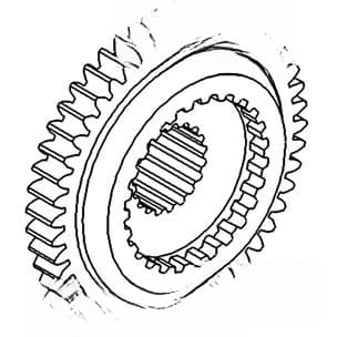 530700R1 - 2nd & 3rd Sliding Gear