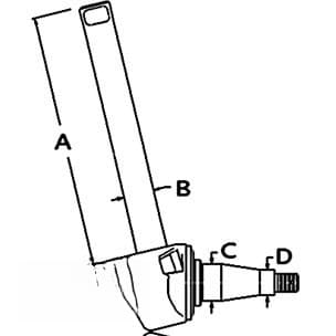 532966M92 - Spindle (RH/LH) - Thumbnail 2