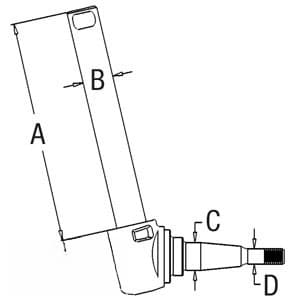 532966M92 - Spindle (RH/LH)