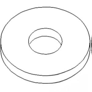 536653R1 - Washer, Rubber, Hood