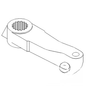 531248R2 - Steering Arm (LH)