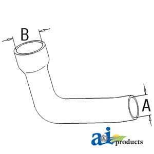 532541M2 - Radiator Hose, Bottom