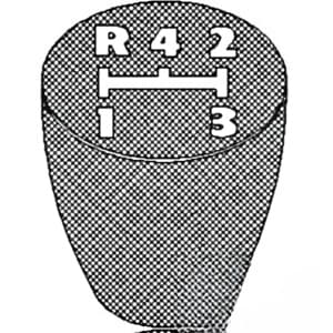 532959M1 - Gear Shift Knob (4 Speed)