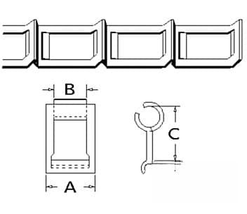 55 - (USA) 55 Steel Detachable Chain; 10 ft