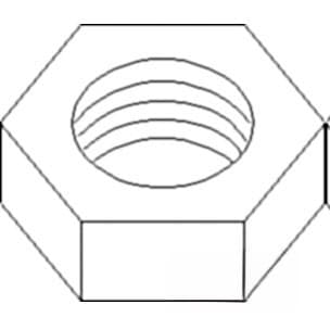 587302 - Jam Nut, Tie Rod - Thumbnail 3