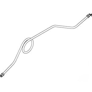 58366DX - Strainer To Carburetor w/ Nuts Fuel Line