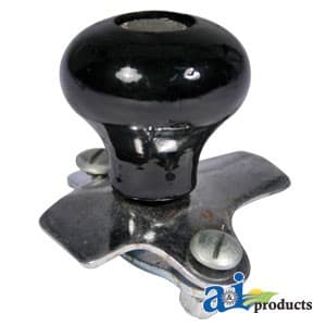 5A6BL - Spinner, Aluminum Steering Wheel (black plastic coated knob) - Thumbnail 2