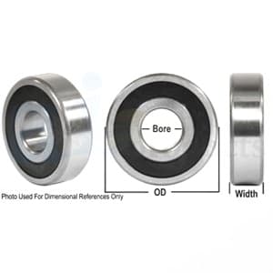 6307-2RSC3-I - Flat Edge Ball; 6300 Series Bearing