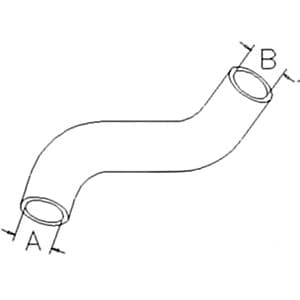 6578280 - Upper Radiator Hose - Thumbnail 2