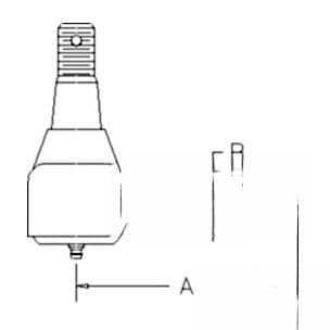 66711-56540 - Tie Rod End, RH Thread