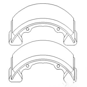 66905-22390 - Brake Shoe Set of Two