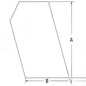 6702731 - Glass, Side, Stationary  LH / RH