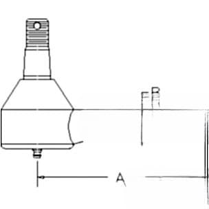 67121-56530 - Tie Rod End, RH Thread - Thumbnail 2